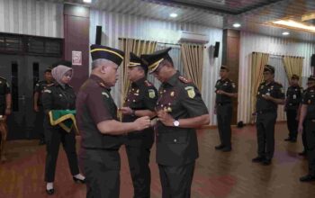 Kajati Sumut Lantik Kajari Deli Serdang dan Padang Lawas