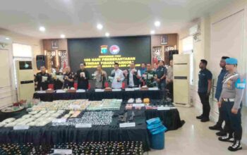 Selama 100 Hari, Polrestabes Medan Sita 156 Kg Sabu dan Bekuk 718 Tersangka