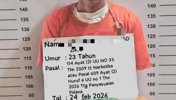 Satres Narkotika Polres Labuhanbatu Ungkap Pria Asal Sumbar Pemasok 1 Kg Sabu di Loket Taksi Bilah Hulu