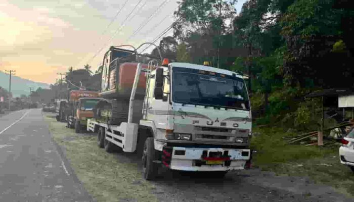 Polda Sumut Amankan Dua Ekskavator Diduga untuk Tambang Emas Ilegal di Mandailing Natal, Sempat Terjadi Intervensi