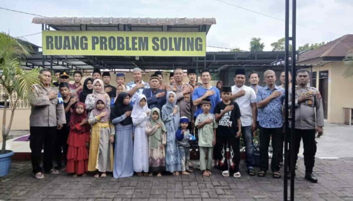 Ramadan Penuh Berkah, Polsek Perbaungan Santuni Anak Yatim dan Gelar Buka Puasa Bersama