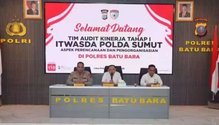 Kapolres Batubara Sambut Kunjungan Tim Irwasda Polda Sumut