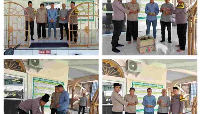Indahnya Berbagi di Bulan Ramadan, Polres Tanjungbalai Bagikan Takjil ke Sejumlah Masjid