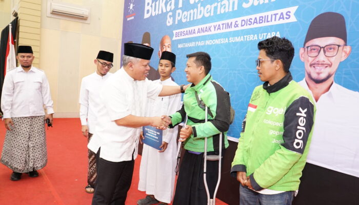 Dihadiri Wamen Haji RI, Kajati Sumut Dukung Kegiatan Sosial MPI Berbagi Santunan untuk Anak Yatim dan Disabilitas