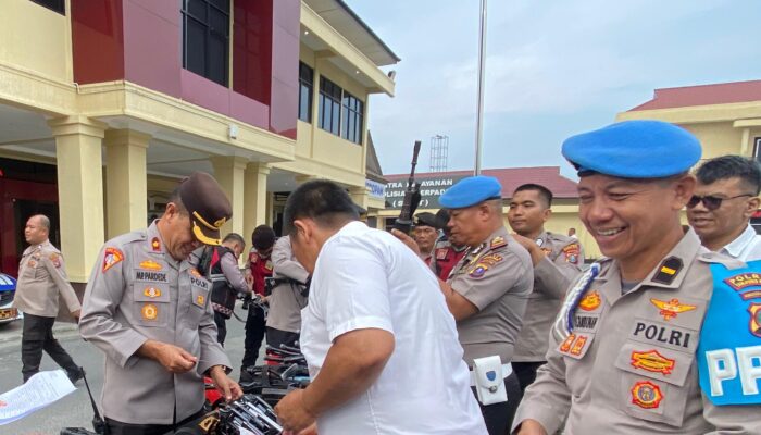 Pastikan Keamanan dan Kelayakan, Polres Tanjung Balai Gelar Sidak Senjata Api Personel