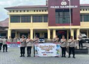Wujud Kepedulian, Personel Polres Tanjung Balai Gelar Gerakan Infaq Ramadhan