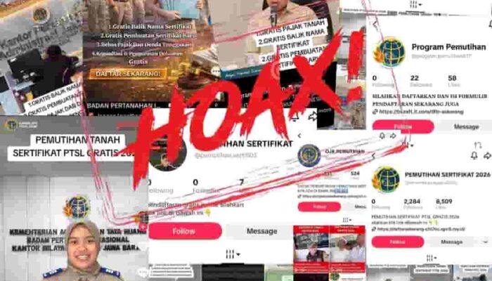 ATR/BPN Tegaskan Tidak Ada Program Pemutihan Sertipikat Tanah