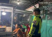 Hadirkan Rasa Aman, Sat Lantas Polres Tanjung Balai Gelar Patroli “Polantas Menyapa” di Malam Hari
