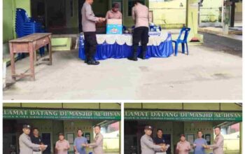 Polres Tanjungbalai Bagikan Takjil ke Tiga Masjid di Bulan Ramadhan