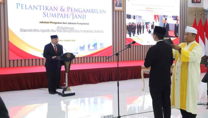 Wamen ATR/BPN Lantik Pejabat Pengawas dan Fungsional, Tegaskan Peran Sebagai Ujung Tombak Pelayanan Pertanahan