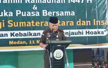 Buka Puasa Bersama Insan Pers, Kajati Sumut Ajak Media Tebar Kebaikan dan Perangi Hoaks