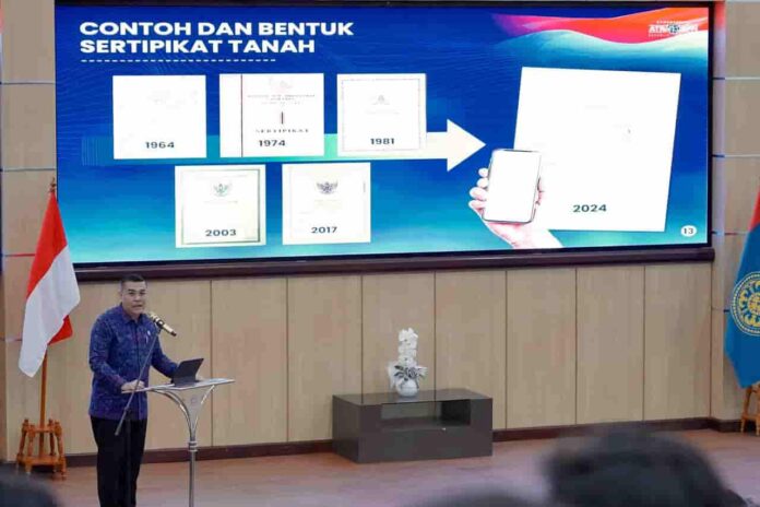 Wamen ATR/BPN Ossy Dermawan Bahas Digitalisasi Layanan Pertanahan di Universitas Udayana