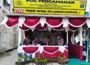 Pastikan Keamanan Menjelang Lebaran, Kasatgas Preventif Polres Tanjung Balai Cek Kesiapan Pos Pengamanan