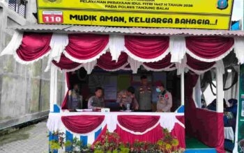 Pastikan Keamanan Menjelang Lebaran, Kasatgas Preventif Polres Tanjung Balai Cek Kesiapan Pos Pengamanan