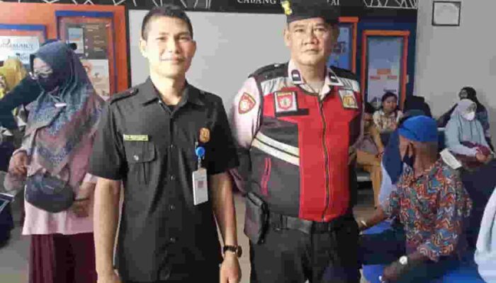 Pastikan Perbankan Aman, Sat Samapta Polres Tanjung Balai Amankan Objek Vital