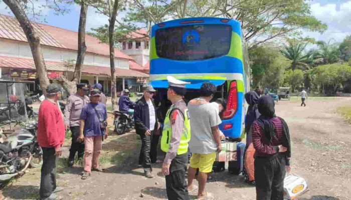 Pastikan Mudik Aman, Polres Tanjungbalai Perketat Pengamanan di Terminal Bus Batu VII