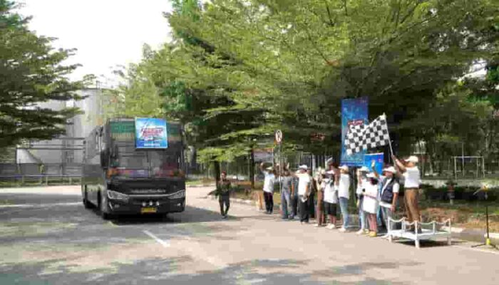 PT KIM Lepas Pemudik Program “Mudik Nyaman Bersama” 2026