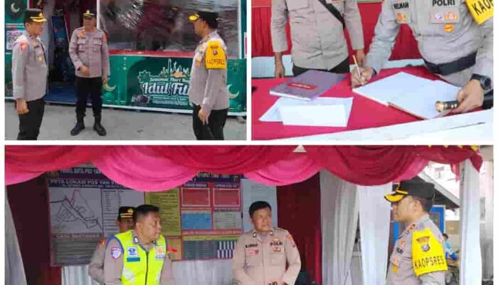 Pastikan Arus Balik Aman, Kapolres Tanjungbalai Tinjau Pos Pam dan Pos Yan Operasi Ketupat Toba 2026
