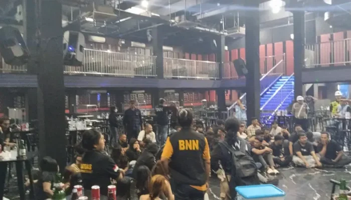 BNNP Sumut Razia THM Blue Night, 48 Pengunjung Positif Narkoba