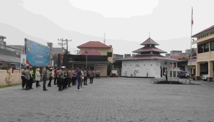 Apel Pengamanan Ibadah Wafat Isa Almasih, 102 Personel Disiagakan di Tanjung Balai