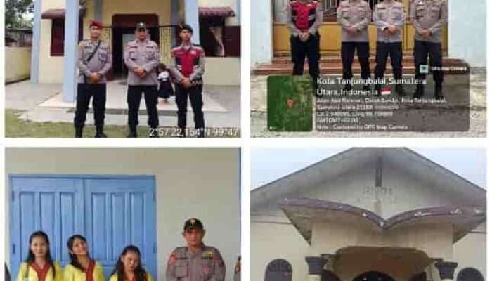 Polres Tanjungbalai Perketat Pengamanan Ibadah Wafat Yesus Kristus, Pastikan Jemaat Beribadah dengan Nyaman