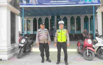 Polres Tanjung Balai Amankan Ibadah Salat Jumat, Pastikan Jemaah Nyaman dan Aman