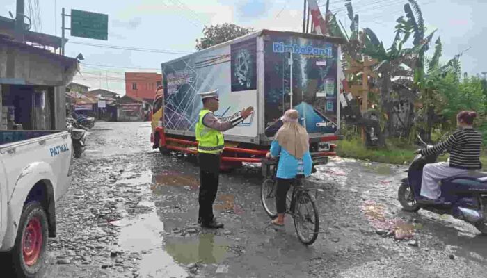 Cegah Balap Liar dan Kejahatan Jalanan, Sat Lantas Polres Tanjung Balai Patroli Sore