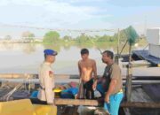 Sat Polairud Polres Tanjung Balai Sambangi Nelayan, Ingatkan Cuaca Buruk hingga Bahaya Barang Ilegal
