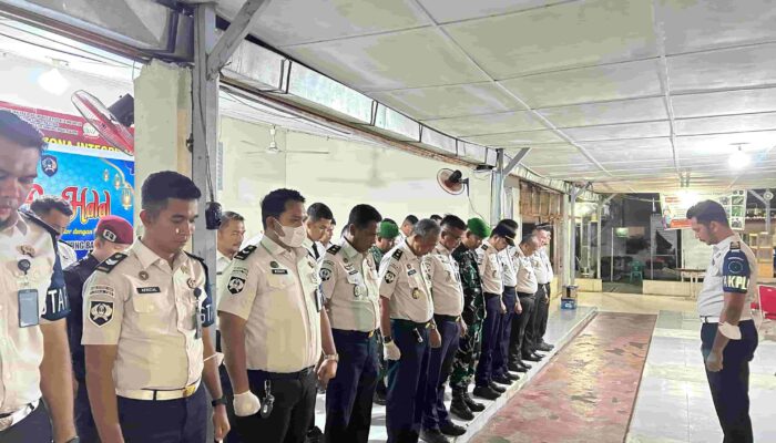 Rangkaian Hari Bhakti Pemasyarakatan ke-62, Lapas Kelas IIB Tanjungbalai Asahan Gelar Razia Insidentil Bersama TNI/Polri