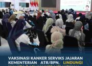 Kementerian ATR/BPN Gelar Vaksinasi Kanker Serviks, Lindungi ASN Perempuan dari Penyakit Mematikan