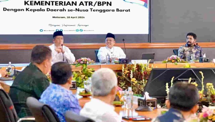 Hindari Konflik Pertanahan, Menteri Nusron Ajak Pemda dan Warga NTB Mutakhirkan Data