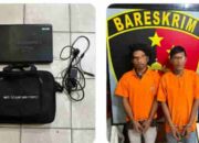 Polsek Air Putih Ringkus Dua Pelaku Pembobolan dan Pencurian di Sekolah Yayasan SMK Budhi Darma