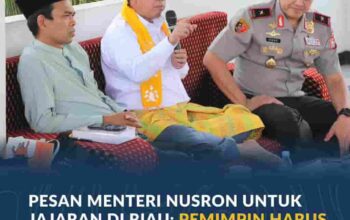 Menteri Nusron Tekankan Kepemimpinan Berorientasi Pelayanan untuk Masyarakat di Riau