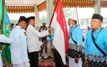 Pemko Tebing Tinggi Lepas Keberangkatan 82 Jemaah Haji Menuju Tanah Suci