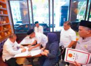 Bupati Batubara Tandatangani Naskah Perjanjian Hibah Lahan HGU PT Bakrie