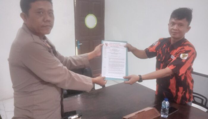 Kapolsek Datuk Bandar Terima Kunjungan Pengurus Baru Pemuda Pancasila