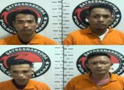 Sat Res Narkoba Polres Batubara Ringkus 4 Tersangka Dalam Penggerebekan Beruntun