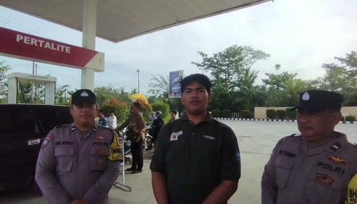 Polsek Datuk Bandar Pantau Stok BBM di Tiga SPBU, Pastikan Pasokan Aman dan Harga Stabil