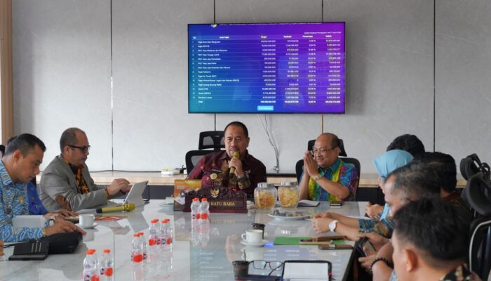 Bupati Batubara Sambut Perwakilan Kemendagri Dalam Sosialisasi Pengelolaan Keuangan Daerah 