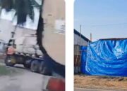 Truk Tangki PTPN IV Tinjowan Diduga “Kencing” di Gudang Mafia CPO Petatal, Warga Minta Ditutup