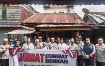 Polres Tanjungbalai Dekati Masyarakat Melalui ‘Jumat Curhat’, Ajak Warga Jaga Kamtibmas