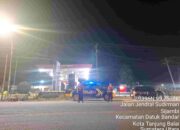 Jaga Kenyamanan Malam Minggu, Tim PRC Polres Tanjung Balai Sisir Titik Rawan Kejahatan Jalanan