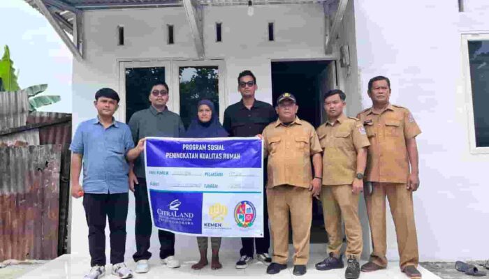 Program CSR Bedah Rumah CitraLand Group Bantu Warga Deli Serdang Miliki Hunian Layak