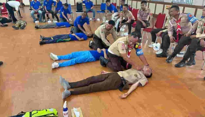 Tingkatkan Kesiapsiagaan Darurat, Lapas Kelas I Medan Gelar Pelatihan Dasar Gawat Darurat Bersama PMI Kota Medan