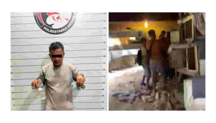 Bantaran Sungai Kejaksaan Lembah Medan Memanas, Bandar Sabu Nekat Melawan Saat Disergap Petugas