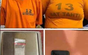 Polisi Tangkap Dua Wanita Pengedar Sabu di Sei Tualang Raso Tanjung Balai