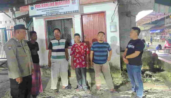 Aktifkan Ronda Malam, Polsek Tanjung Balai Utara Ajak Warga Cegah Kejahatan Jalanan