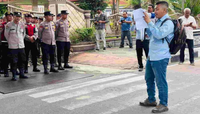 Tolak Politisasi Jabatan Sekda Tebing Tinggi, Elemen Masyarakat Gelar Aksi Dukung Erwin Suheri