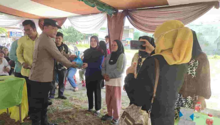 Polsek Datuk Bandar Kawal Gerakan Pangan Murah Serentak Nasional