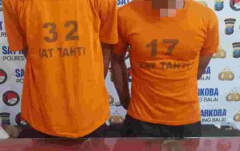 Menyamar Jadi Pembeli, Polisi Ringkus Dua Pemuda Pengedar Sabu di Tanjungbalai